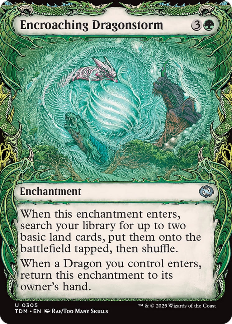 Encroaching Dragonstorm (Showcase) [Tarkir: Dragonstorm] | L.A. Mood Comics and Games