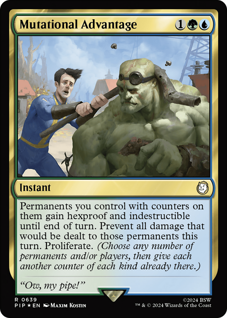 Mutational Advantage (Surge Foil) [Fallout] | L.A. Mood Comics and Games