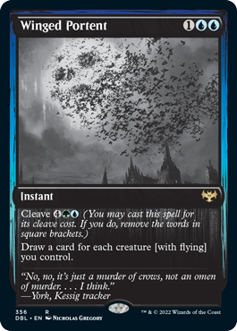 Winged Portent [Innistrad: Double Feature] | L.A. Mood Comics and Games