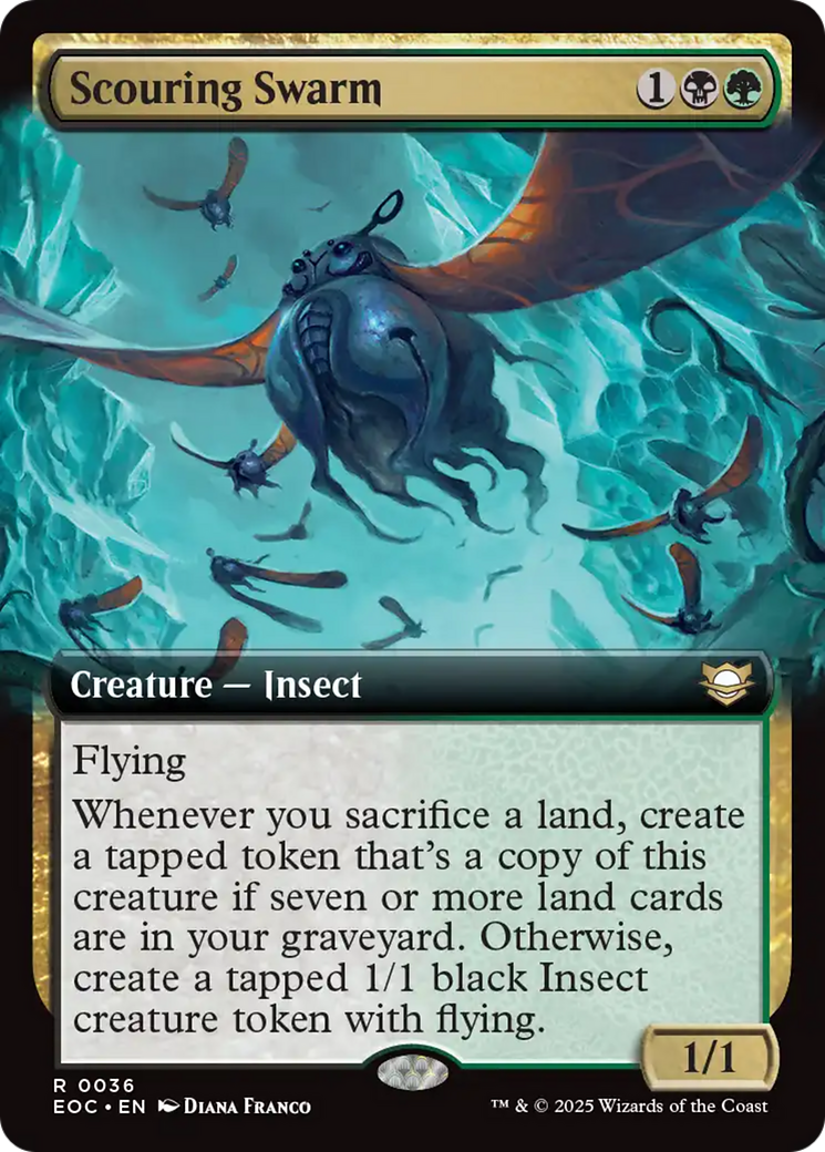 Scouring Swarm (Extended Art) [Edge of Eternities Commander] | L.A. Mood Comics and Games