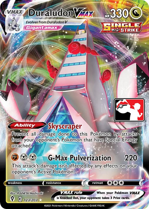 Duraludon VMAX (123/203) [Prize Pack Series One] | L.A. Mood Comics and Games