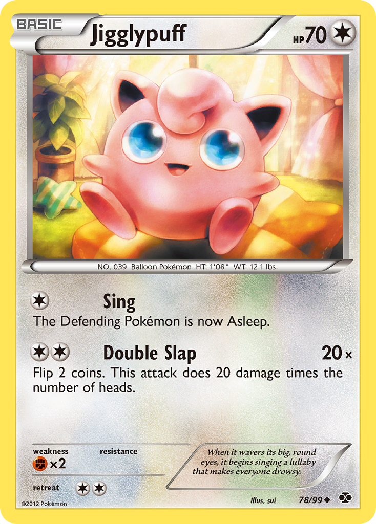 Jigglypuff (78/99) [Black & White: Next Destinies] | L.A. Mood Comics and Games