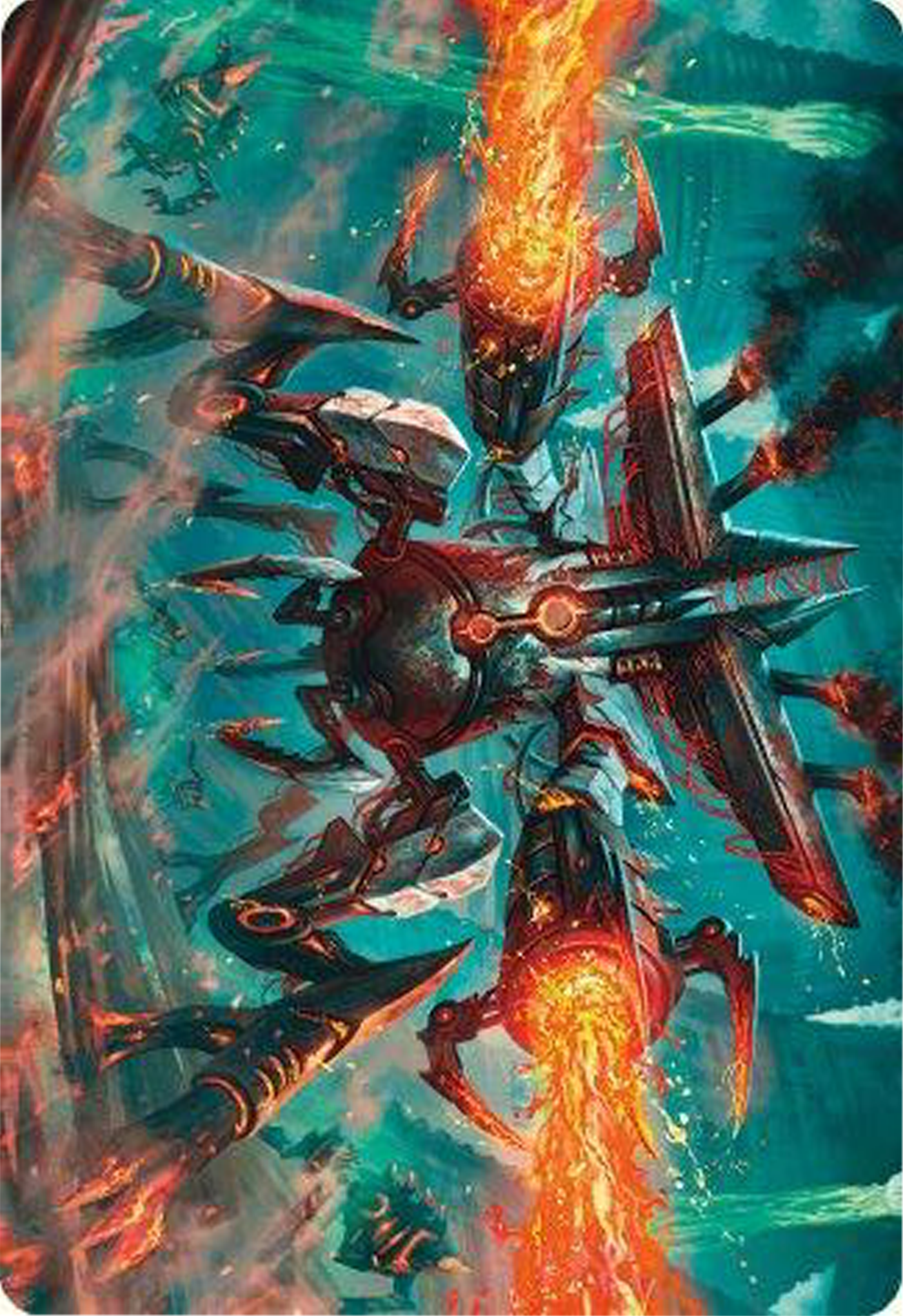 Exterminator Magmarch Art Card [Modern Horizons 3 Art Series] | L.A. Mood Comics and Games