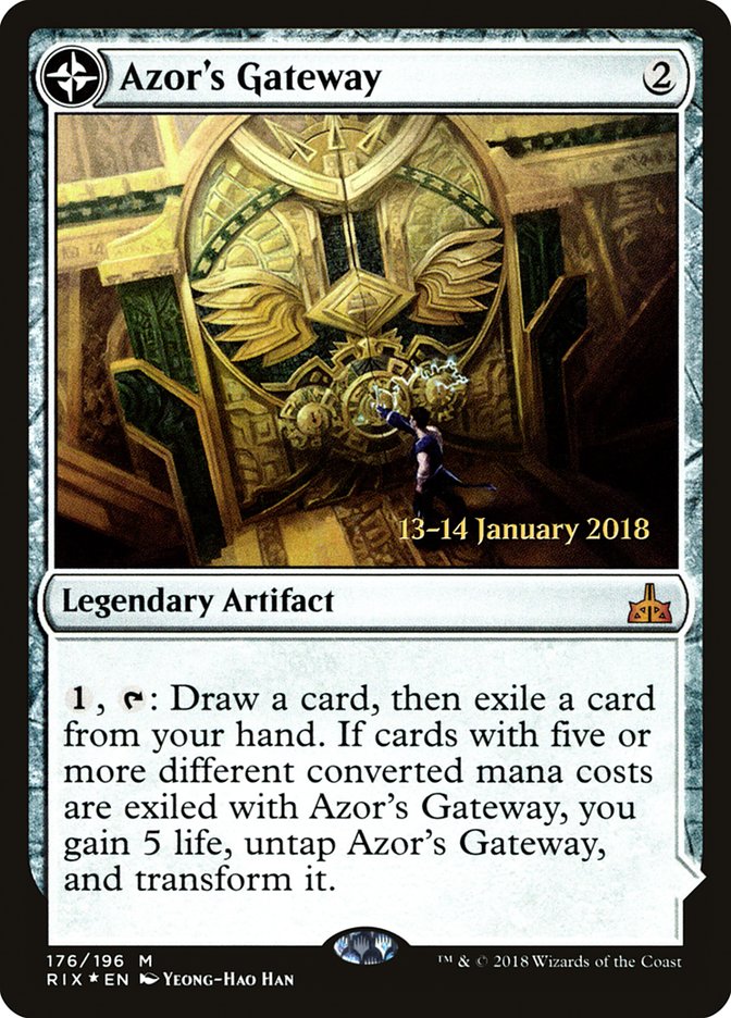 Azor's Gateway // Sanctum of the Sun [Rivals of Ixalan Prerelease Promos] | L.A. Mood Comics and Games