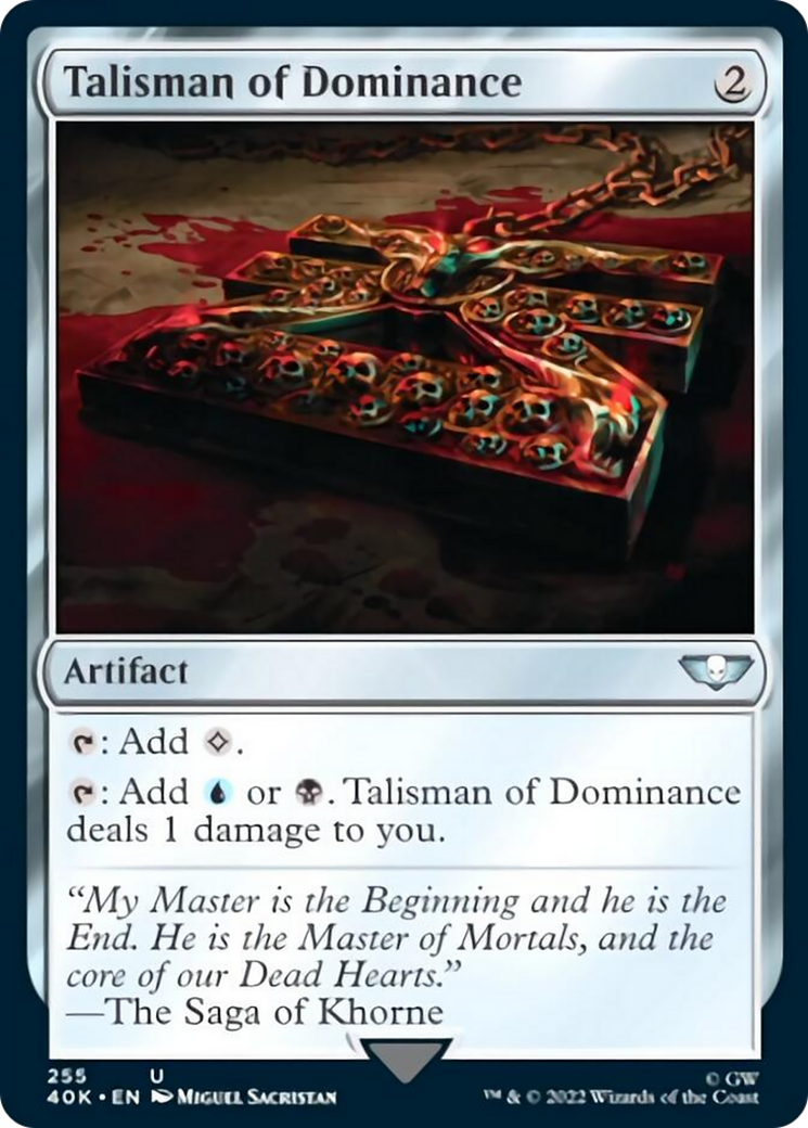 Talisman of Dominance (255) (Surge Foil) [Warhammer 40,000] | L.A. Mood Comics and Games