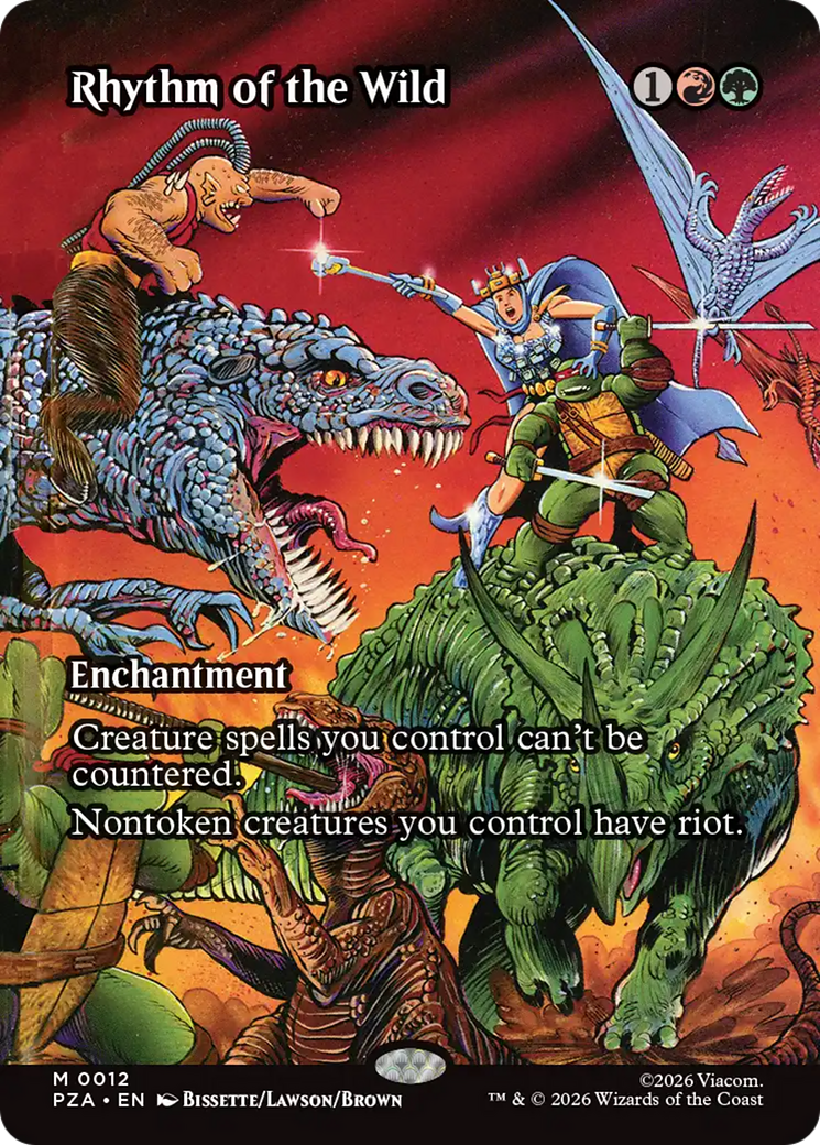 Rhythm of the Wild (Borderless) [Teenage Mutant Ninja Turtles Eternal-Legal] | L.A. Mood Comics and Games