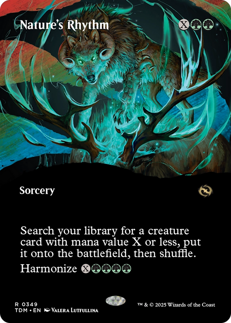 Nature's Rhythm (Borderless) [Tarkir: Dragonstorm] | L.A. Mood Comics and Games