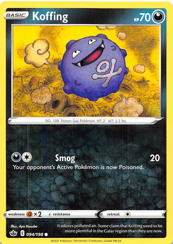 Koffing (094/198) [Sword & Shield: Chilling Reign] | L.A. Mood Comics and Games