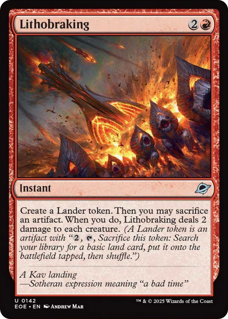 Lithobraking [Edge of Eternities] | L.A. Mood Comics and Games