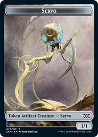 Servo // Treasure Double-Sided Token [Double Masters Tokens] | L.A. Mood Comics and Games