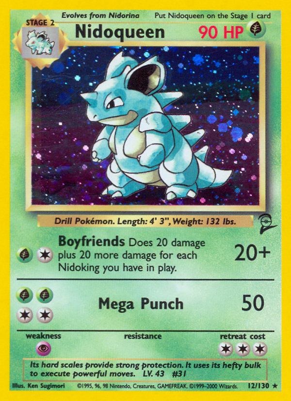 Nidoqueen (12/130) [Base Set 2] | L.A. Mood Comics and Games