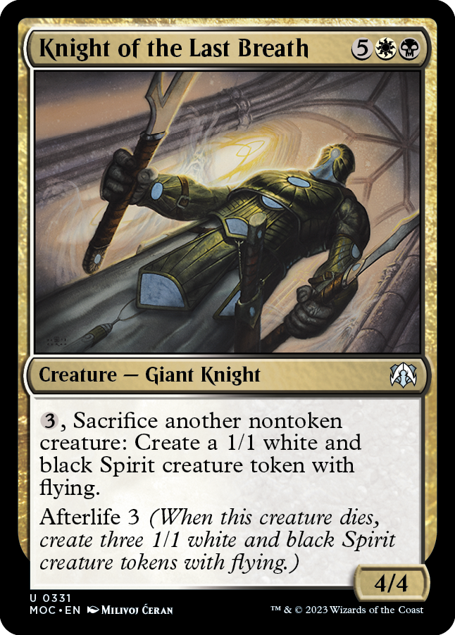 Knight of the Last Breath [March of the Machine Commander] | L.A. Mood Comics and Games