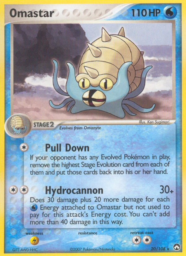 Omastar (20/108) [EX: Power Keepers] | L.A. Mood Comics and Games