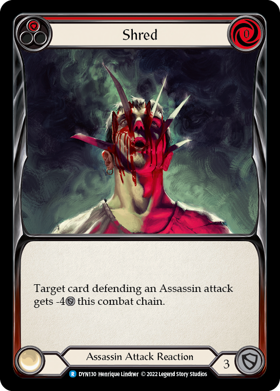 Shred (Red) [DYN130] (Dynasty) | L.A. Mood Comics and Games