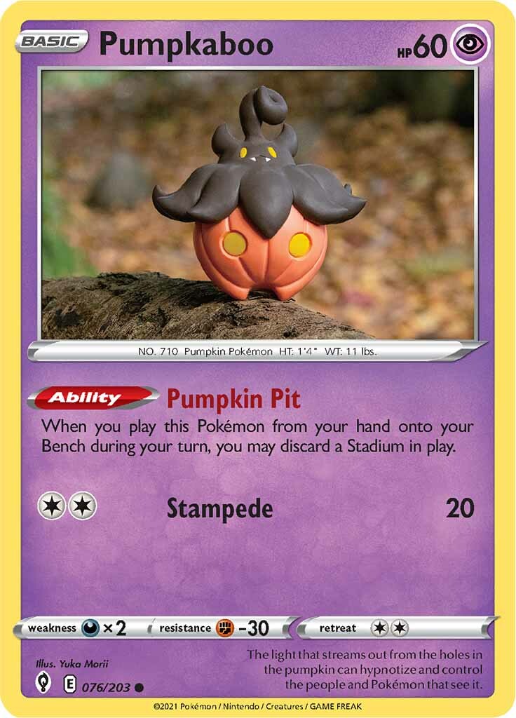 Pumpkaboo (076/203) [Sword & Shield: Evolving Skies] | L.A. Mood Comics and Games