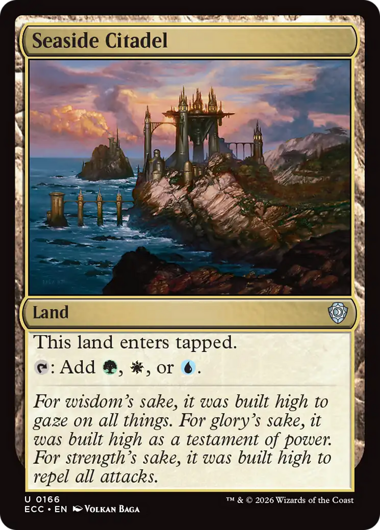Seaside Citadel [Lorwyn Eclipsed Commander] | L.A. Mood Comics and Games