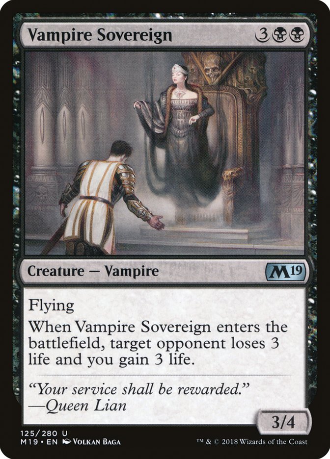 Vampire Sovereign [Core Set 2019] | L.A. Mood Comics and Games