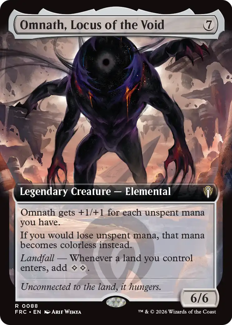 Omnath, Locus of the Void (Extended Art) [Reality Fracture Commander] | L.A. Mood Comics and Games