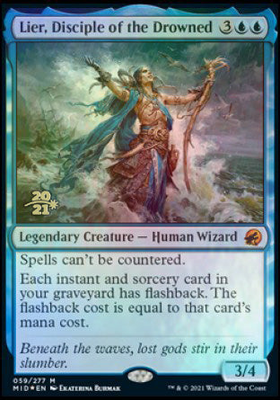 Lier, Disciple of the Drowned [Innistrad: Midnight Hunt Prerelease Promos] | L.A. Mood Comics and Games