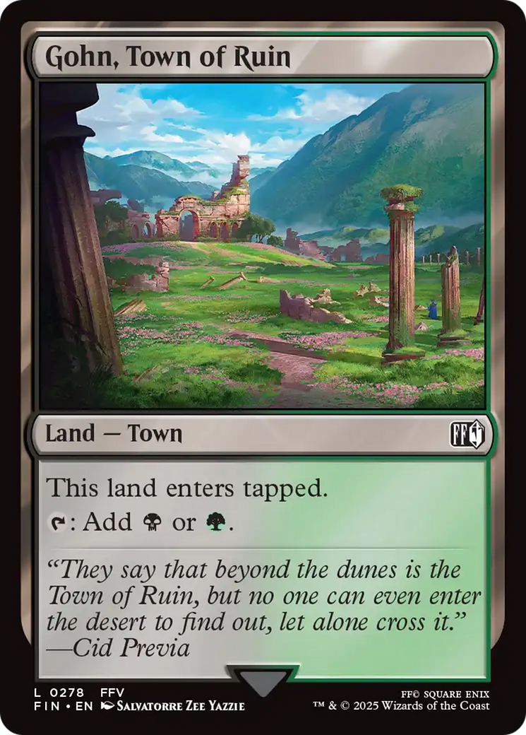 Gohn, Town of Ruin [FINAL FANTASY] | L.A. Mood Comics and Games