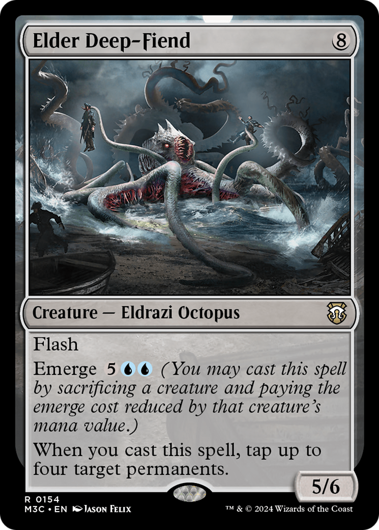 Elder Deep-Fiend (Ripple Foil) [Modern Horizons 3 Commander] | L.A. Mood Comics and Games