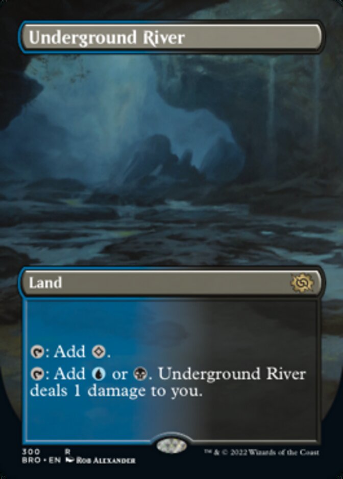 Underground River (Borderless Alternate Art) [The Brothers' War] | L.A. Mood Comics and Games