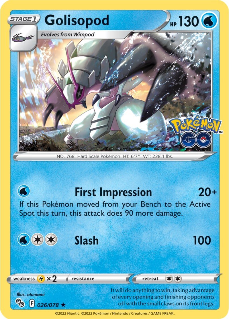 Golisopod (026/078) [Pokémon GO] | L.A. Mood Comics and Games