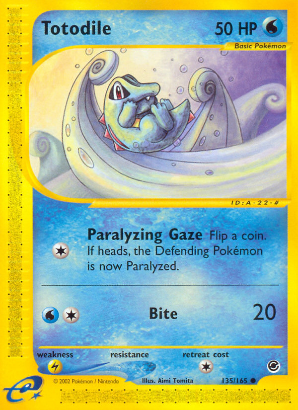 Totodile (135/165) [Expedition: Base Set] | L.A. Mood Comics and Games