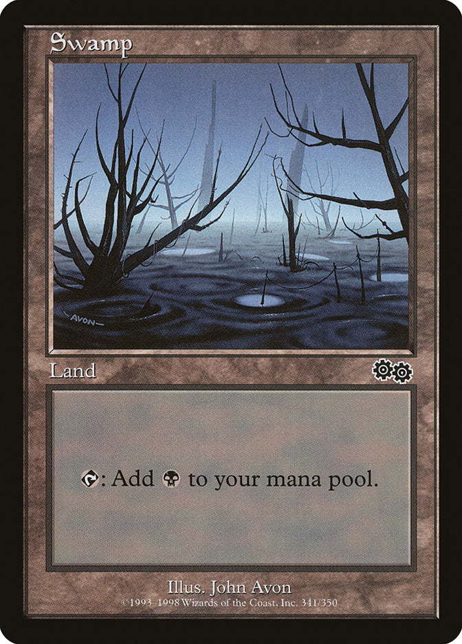Swamp (341) [Urza's Saga] | L.A. Mood Comics and Games
