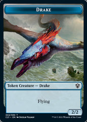 Drake // Elemental (002) Double-Sided Token [Commander 2021 Tokens] | L.A. Mood Comics and Games