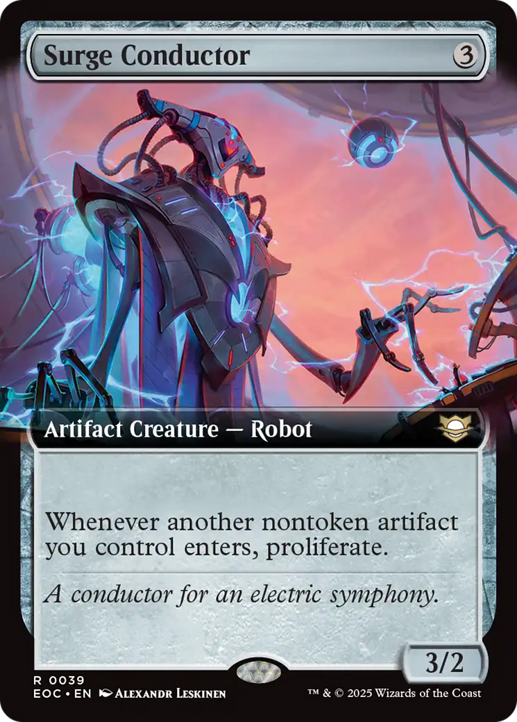 Surge Conductor (Extended Art) [Edge of Eternities Commander] | L.A. Mood Comics and Games