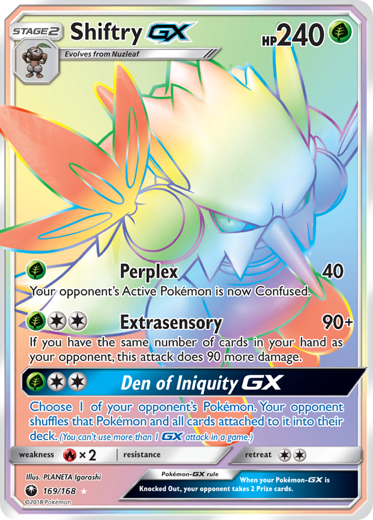 Shiftry GX (169/168) [Sun & Moon: Celestial Storm] | L.A. Mood Comics and Games