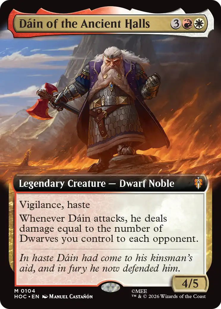 Dain of the Ancient Halls (Extended Art) [The Hobbit: Eternal-Legal] | L.A. Mood Comics and Games
