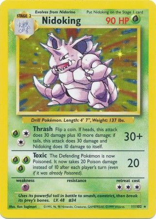 Nidoking (11/102) [Base Set Unlimited] | L.A. Mood Comics and Games