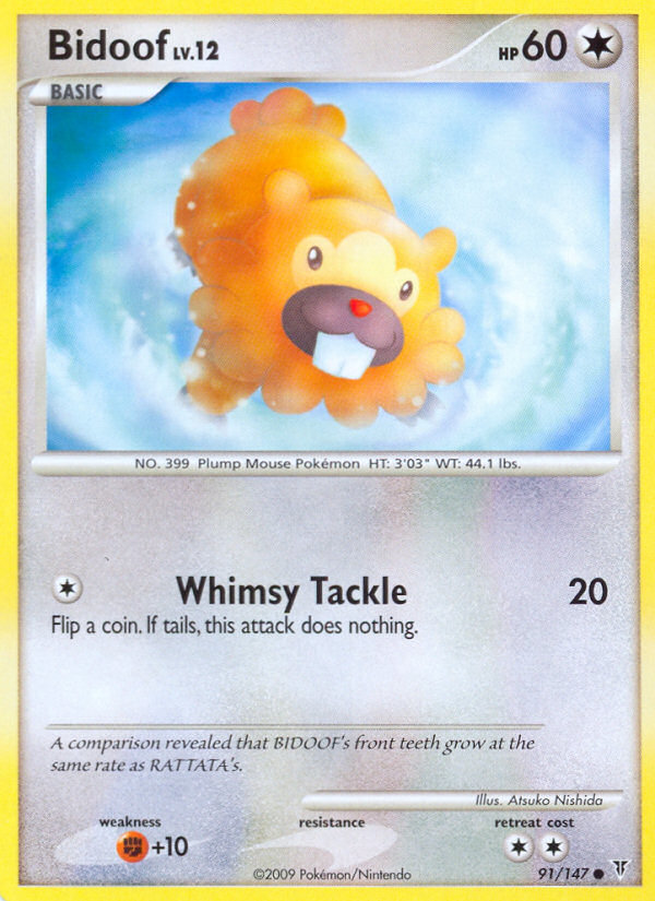 Bidoof (91/147) [Platinum: Supreme Victors] | L.A. Mood Comics and Games