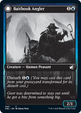 Baithook Angler // Hook-Haunt Drifter [Innistrad: Double Feature] | L.A. Mood Comics and Games