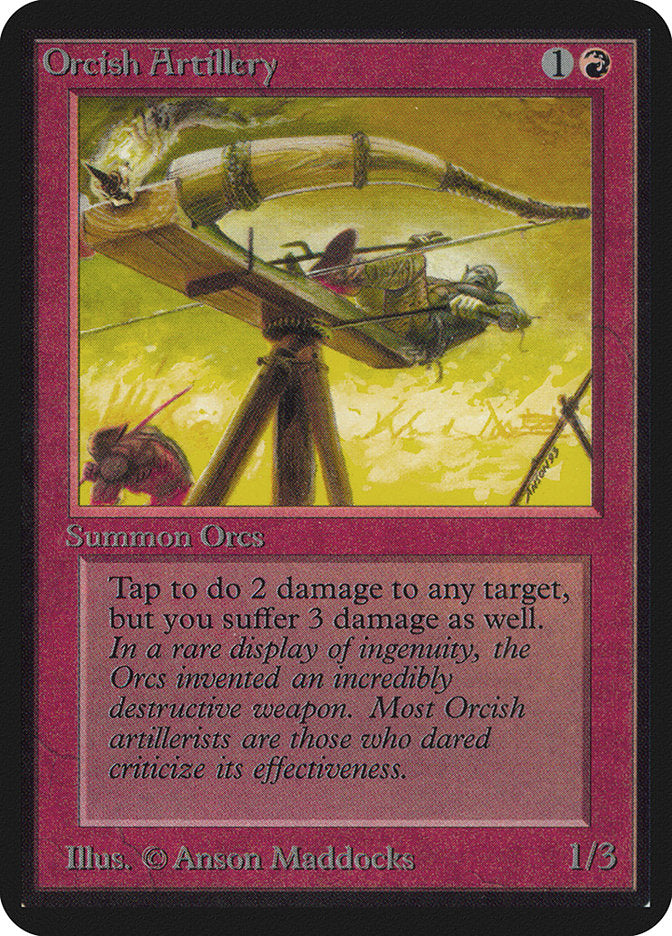 Orcish Artillery [Alpha Edition] | L.A. Mood Comics and Games