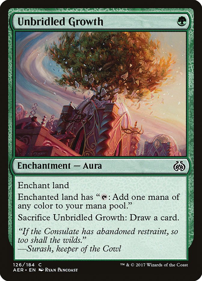 Unbridled Growth [Aether Revolt] | L.A. Mood Comics and Games
