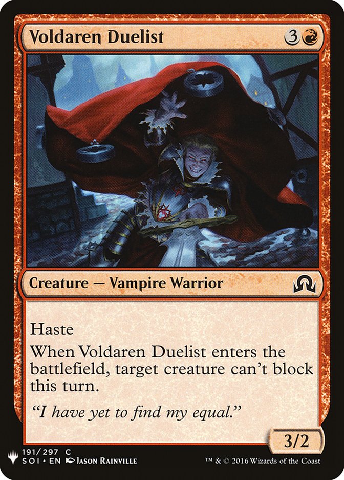 Voldaren Duelist [Mystery Booster] | L.A. Mood Comics and Games