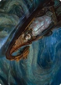 Funeral Longboat Art Card [Kaldheim Art Series] | L.A. Mood Comics and Games