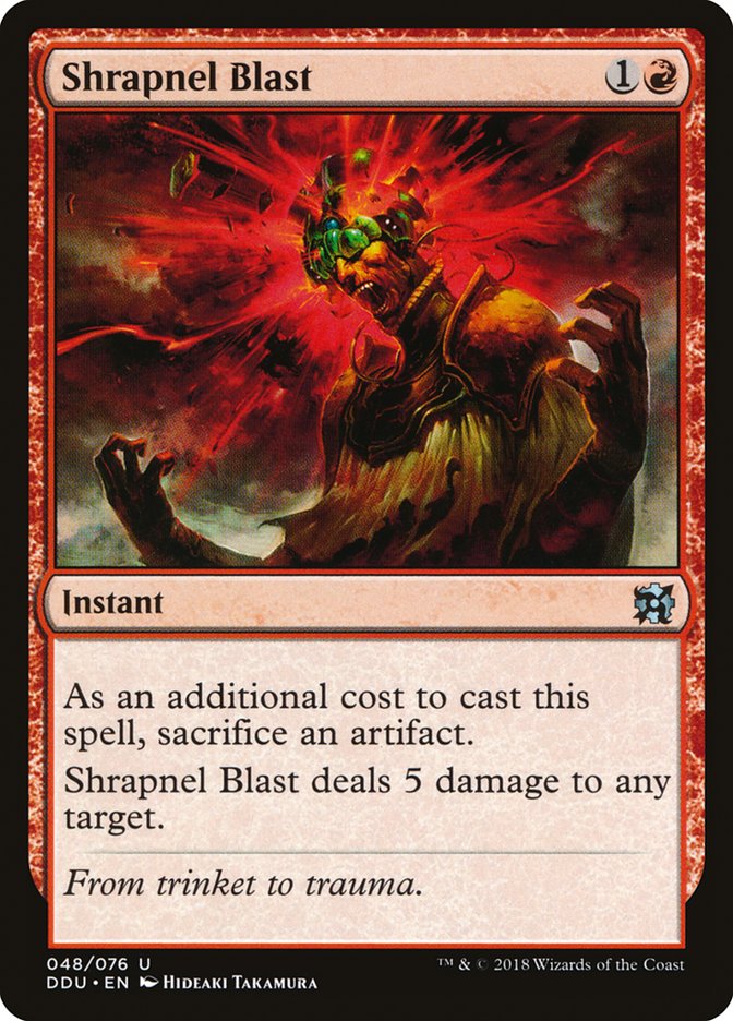 Shrapnel Blast [Duel Decks: Elves vs. Inventors] | L.A. Mood Comics and Games