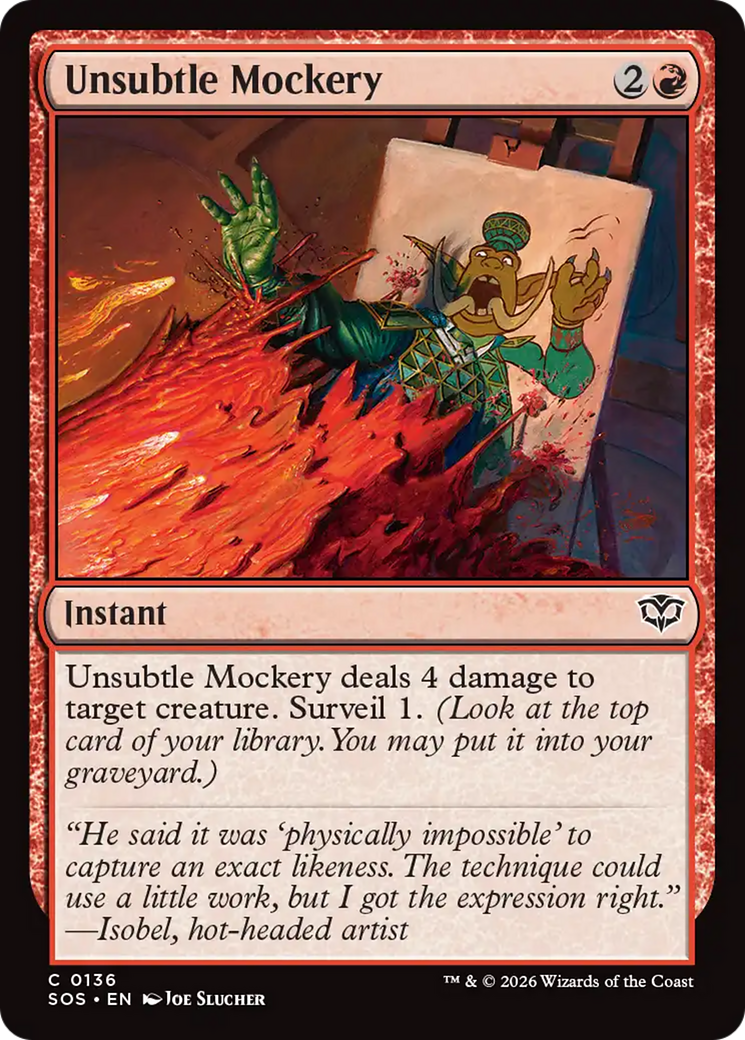 Unsubtle Mockery [Secrets of Strixhaven] | L.A. Mood Comics and Games