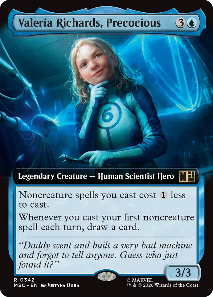 Valeria Richards, Precocious (Extended Art) [Marvel Super Heroes Commander] | L.A. Mood Comics and Games