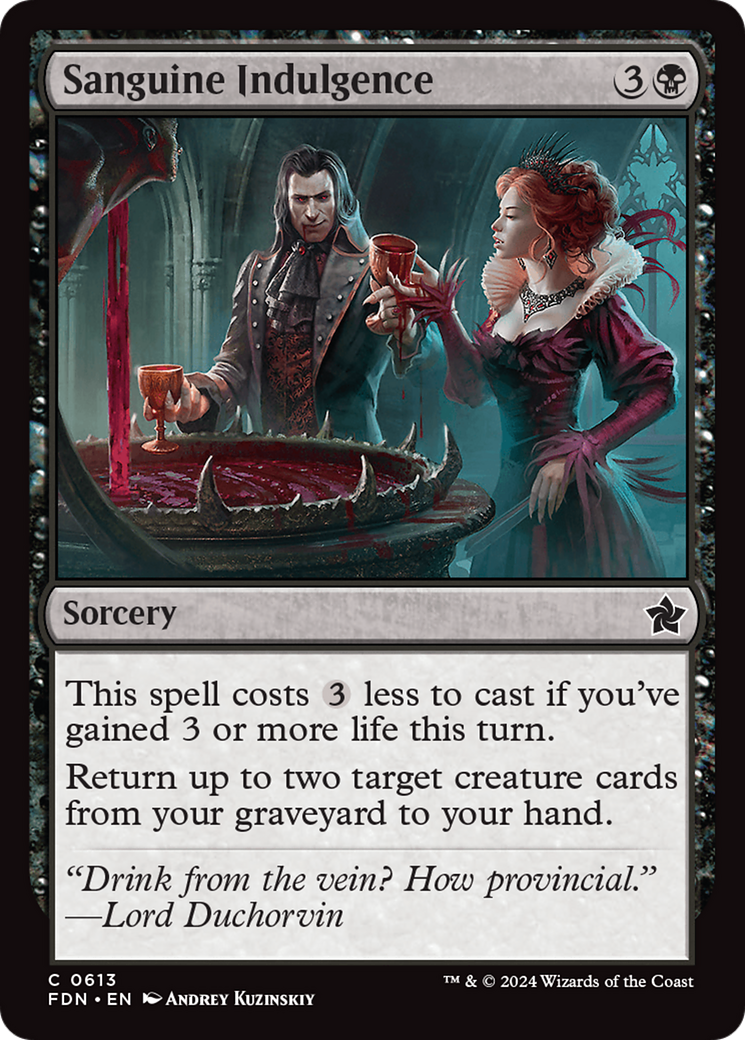 Sanguine Indulgence [Foundations] | L.A. Mood Comics and Games