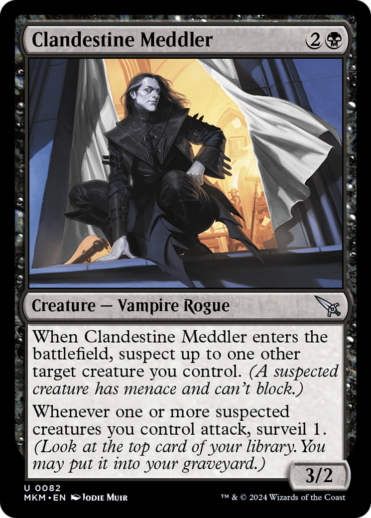 Clandestine Meddler (White) [Murders at Karlov Manor] | L.A. Mood Comics and Games