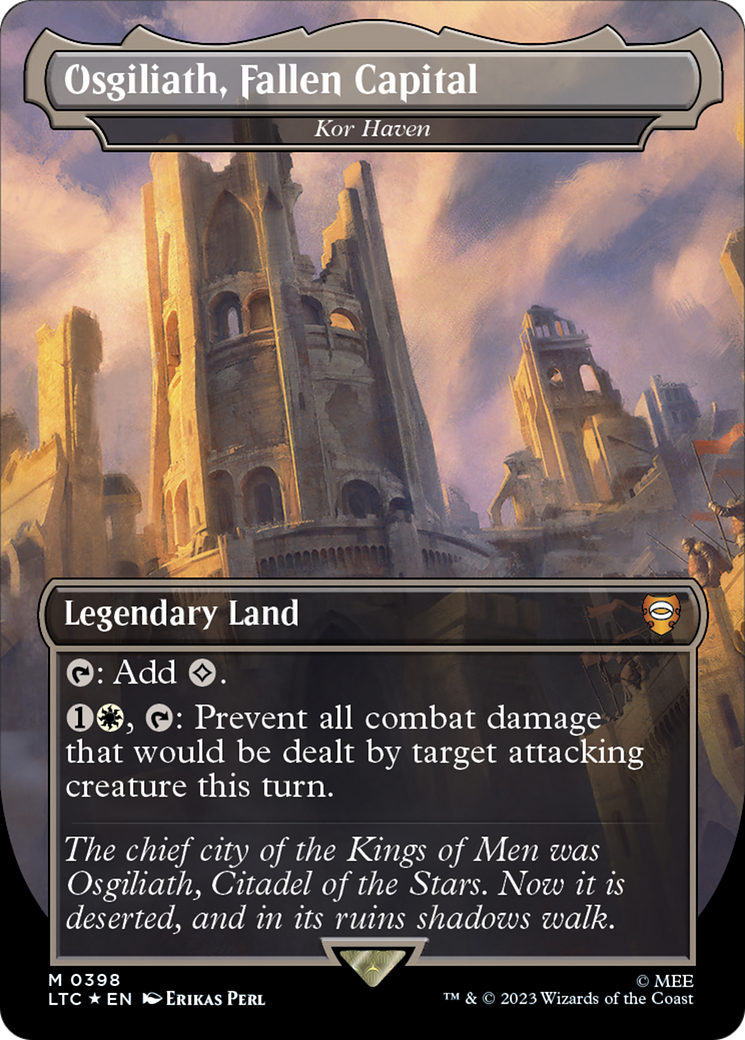 Osgiliath, Fallen Capital - Kor Haven (Surge Foil Realms and Relics) [The Lord of the Rings: Tales of Middle-Earth Commander] | L.A. Mood Comics and Games