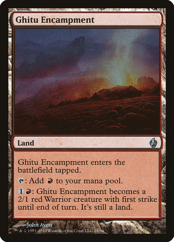 Ghitu Encampment [Premium Deck Series: Fire and Lightning] | L.A. Mood Comics and Games