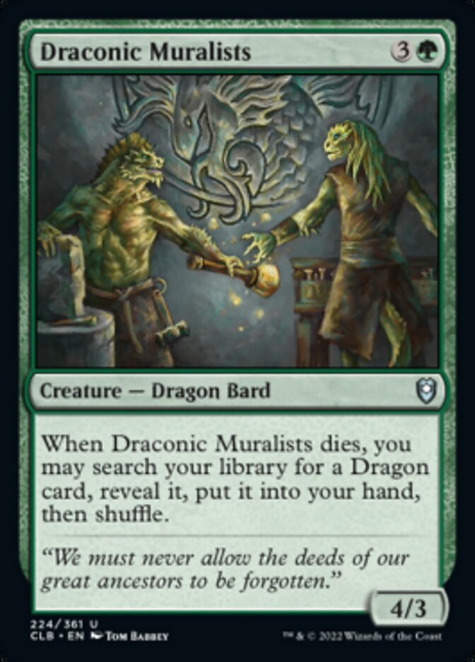 Draconic Muralists [Commander Legends: Battle for Baldur's Gate] | L.A. Mood Comics and Games
