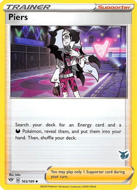 Piers (165/189) (Eevee Deck) [Battle Academy 2022] | L.A. Mood Comics and Games