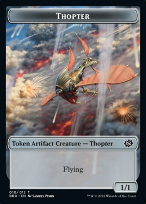 Powerstone // Thopter Double-Sided Token [The Brothers' War Tokens] | L.A. Mood Comics and Games